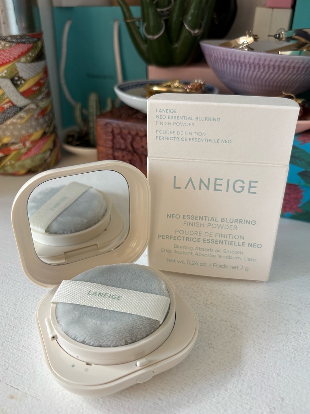 Laneige Neo Blurring Powder, Hyaluronic Acia, Semi-Matte, Skincare Powder